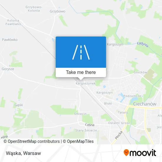 Карта Wąska