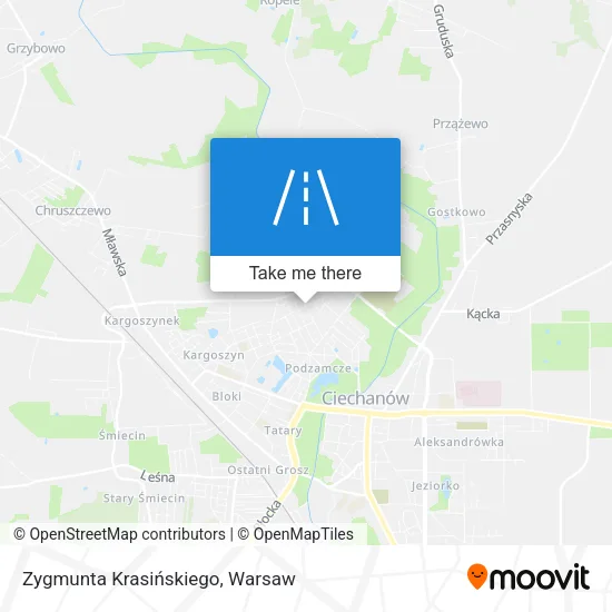 Карта Zygmunta Krasińskiego