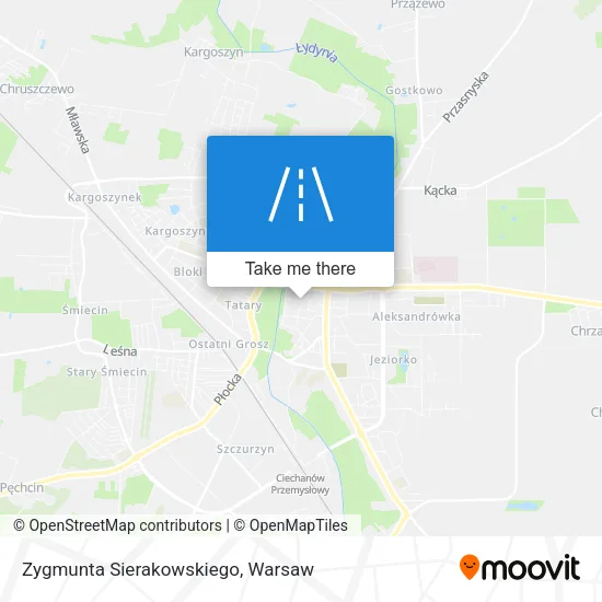 Карта Zygmunta Sierakowskiego