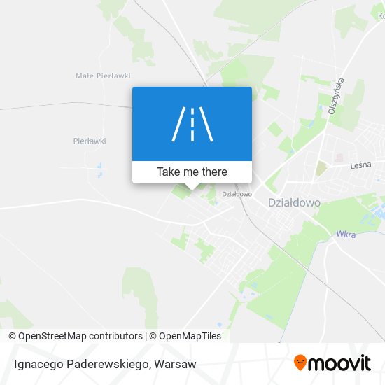 Ignacego Paderewskiego map