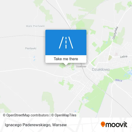 Карта Ignacego Paderewskiego