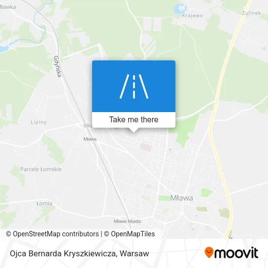 Карта Ojca Bernarda Kryszkiewicza