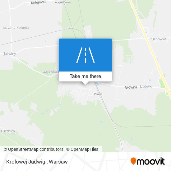 Królowej Jadwigi map