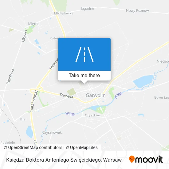 Карта Księdza Doktora Antoniego Święcickiego