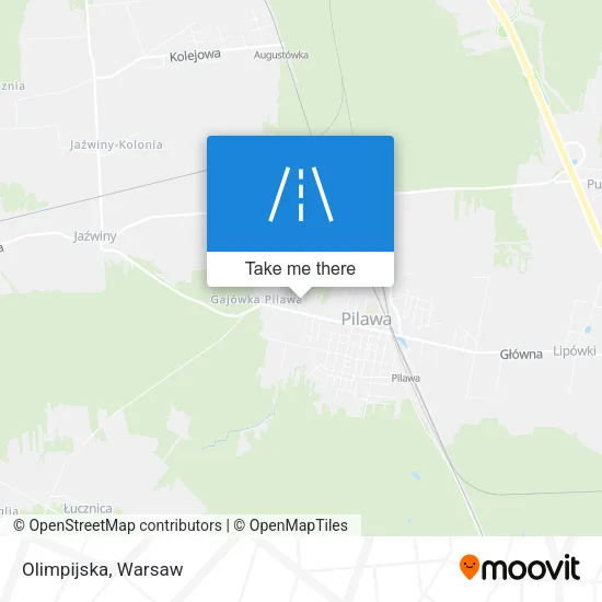 Карта Olimpijska