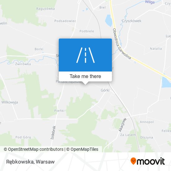 Rębkowska map