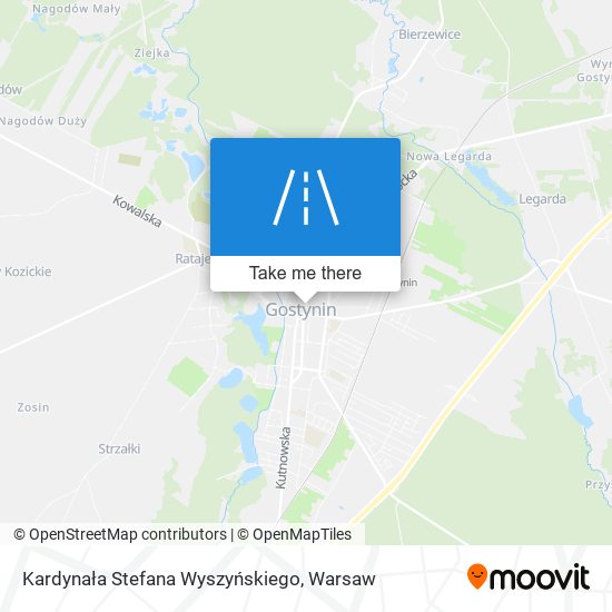 Kardynała Stefana Wyszyńskiego map