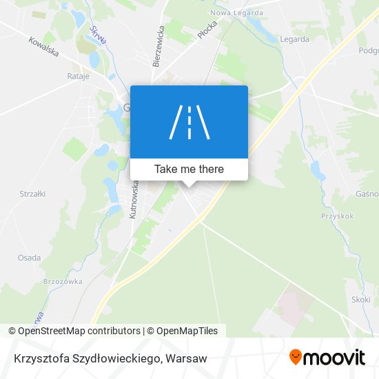 Krzysztofa Szydłowieckiego map