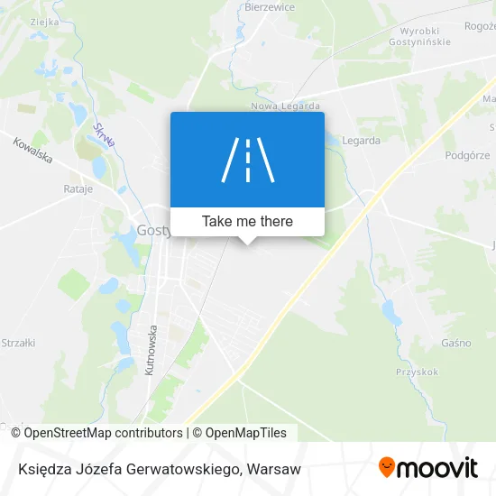 Карта Księdza Józefa Gerwatowskiego