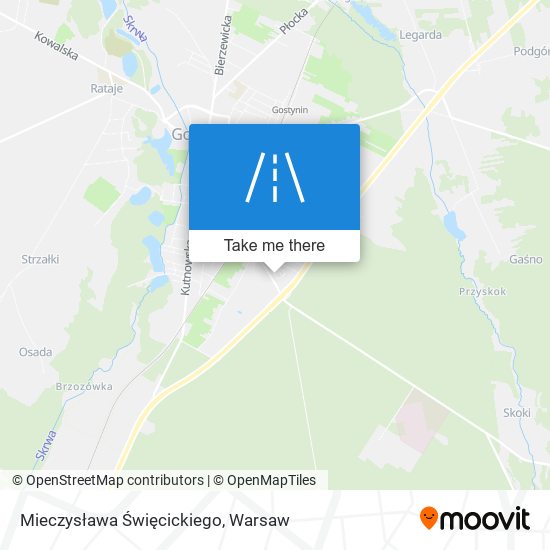 Mieczysława Święcickiego map