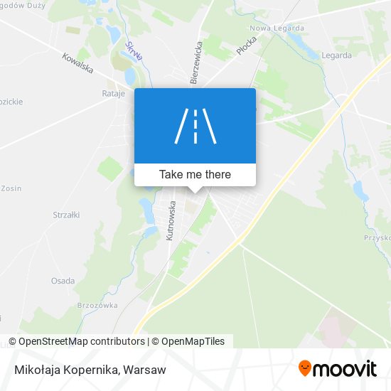 Mikołaja Kopernika map