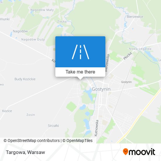 Targowa map