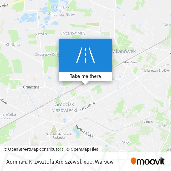 Admirała Krzysztofa Arciszewskiego map