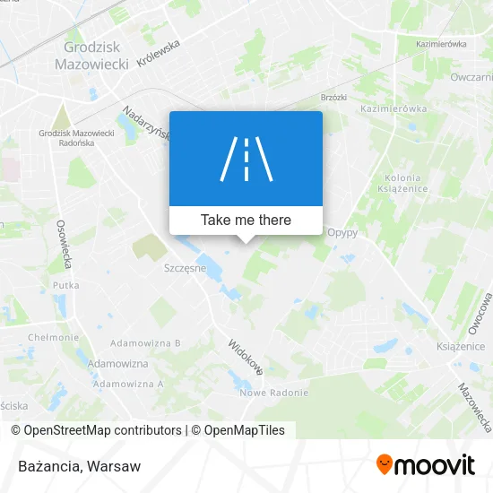 Карта Bażancia