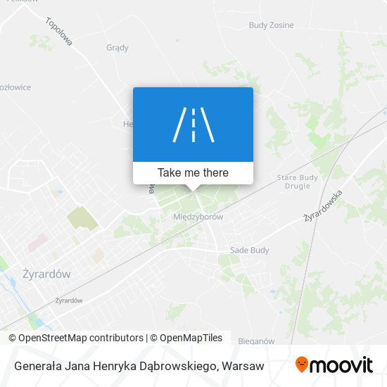 Generała Jana Henryka Dąbrowskiego map