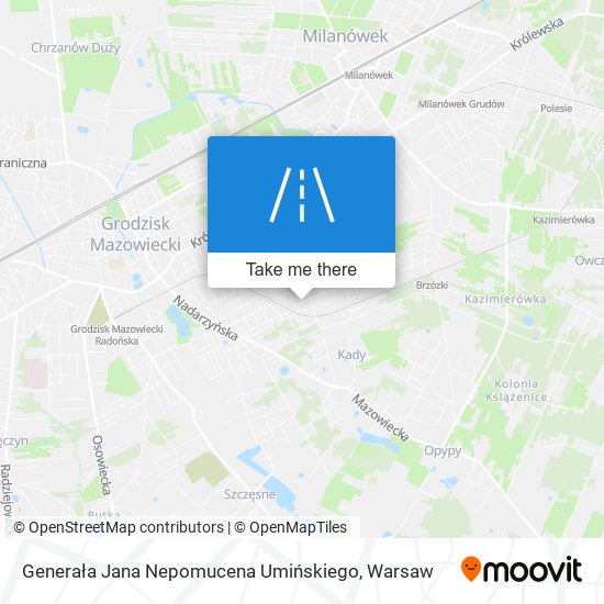 Generała Jana Nepomucena Umińskiego map