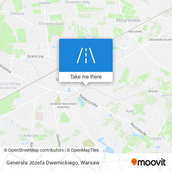 Generała Józefa Dwernickiego map