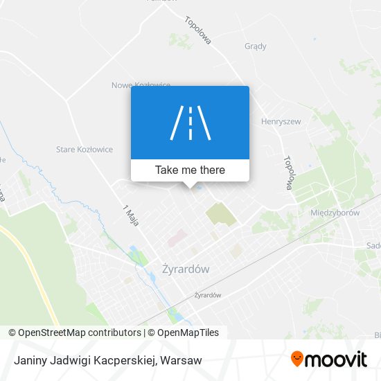 Janiny Jadwigi Kacperskiej map