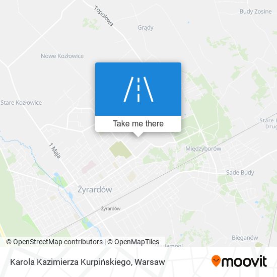 Karola Kazimierza Kurpińskiego map