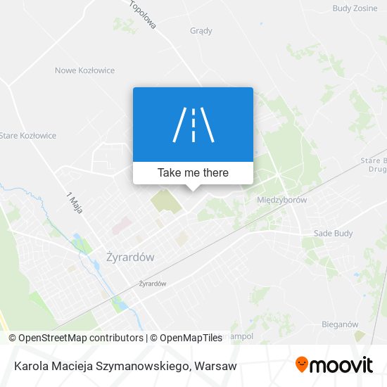 Karola Macieja Szymanowskiego map