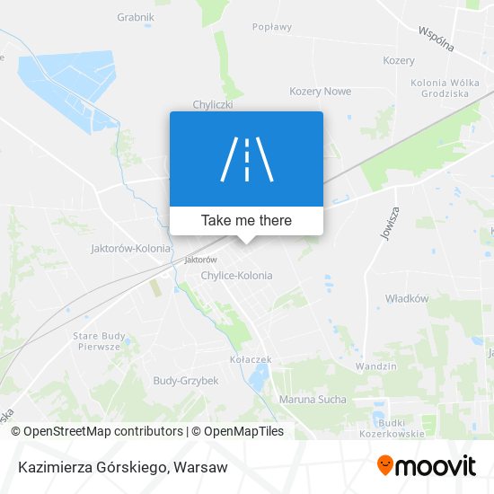 Kazimierza Górskiego map