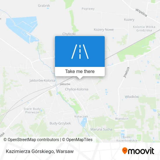 Карта Kazimierza Górskiego