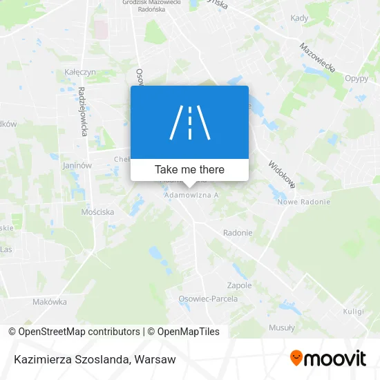 Карта Kazimierza Szoslanda