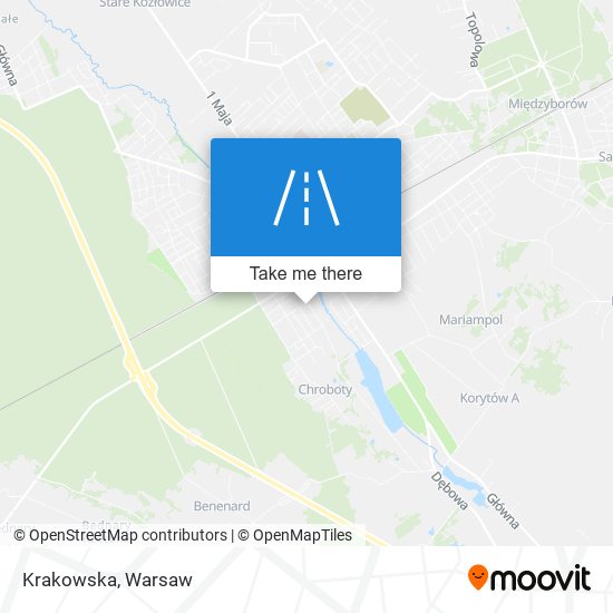 Krakowska map