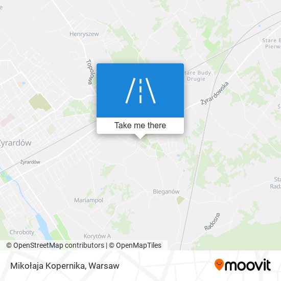 Mikołaja Kopernika map