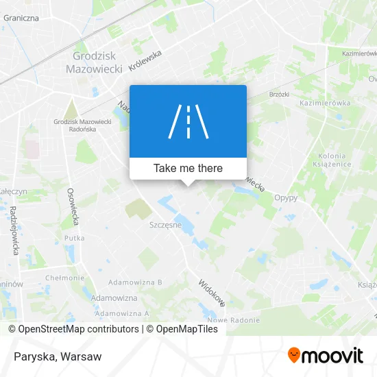 Карта Paryska