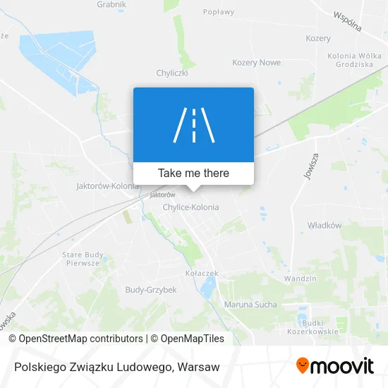 Карта Polskiego Związku Ludowego