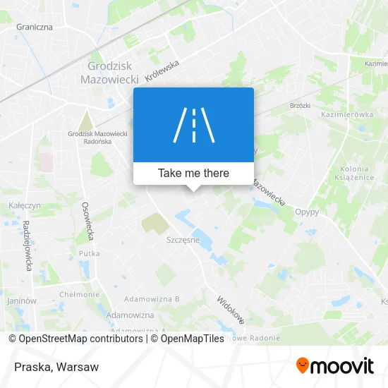 Карта Praska