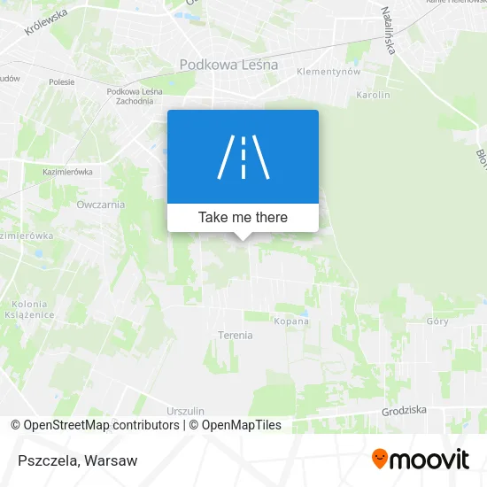Карта Pszczela