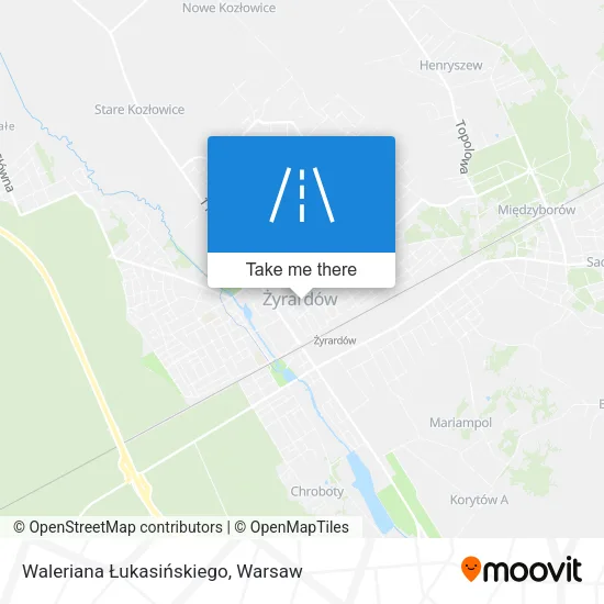 Карта Waleriana Łukasińskiego
