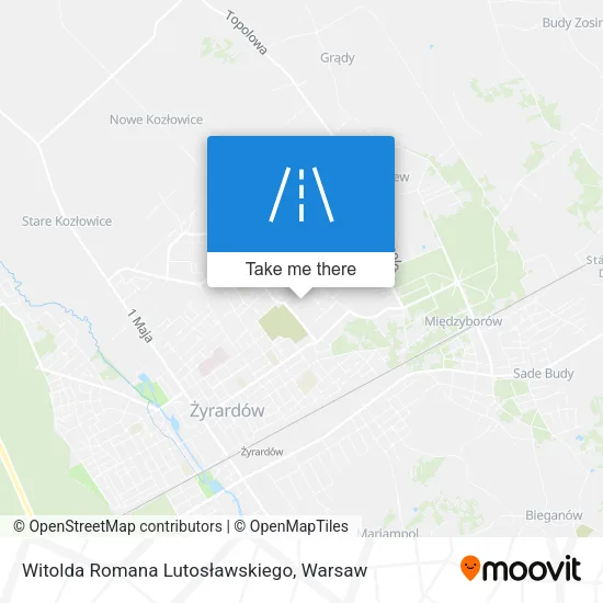 Карта Witolda Romana Lutosławskiego