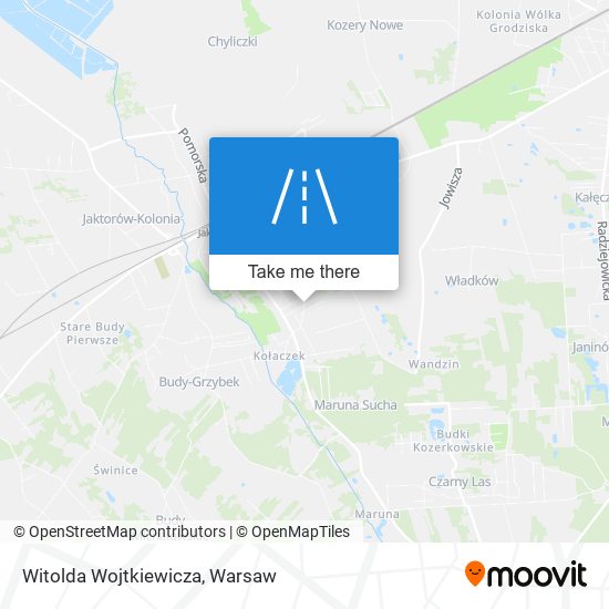 Witolda Wojtkiewicza map