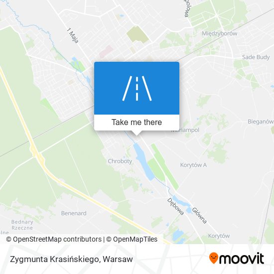 Zygmunta Krasińskiego map