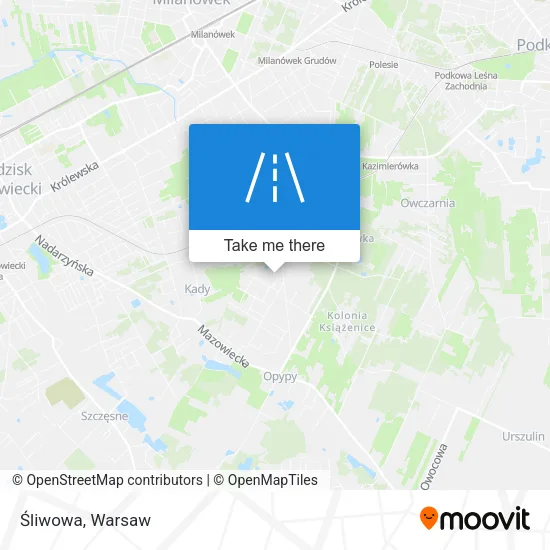 Карта Śliwowa