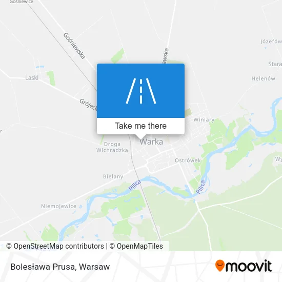 Карта Bolesława Prusa