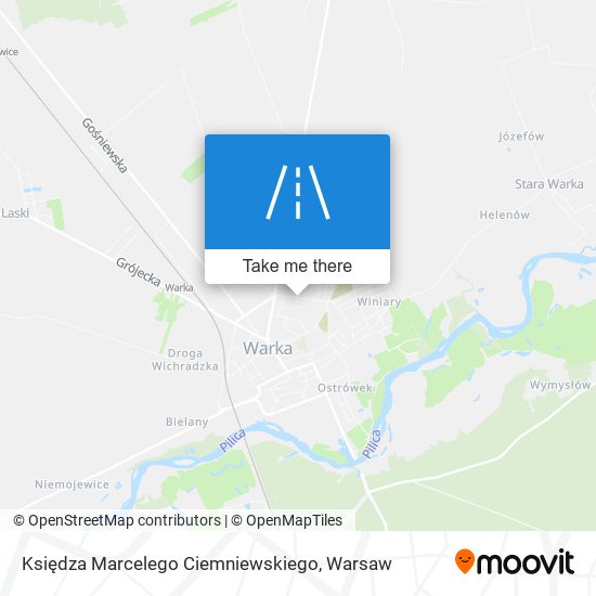 Księdza Marcelego Ciemniewskiego map