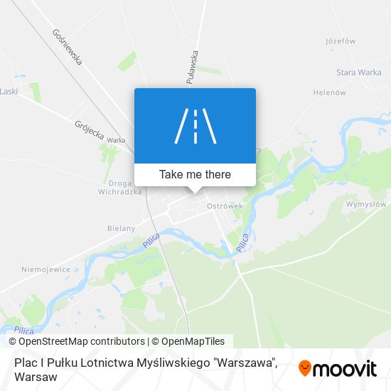 Plac I Pułku Lotnictwa Myśliwskiego "Warszawa" map