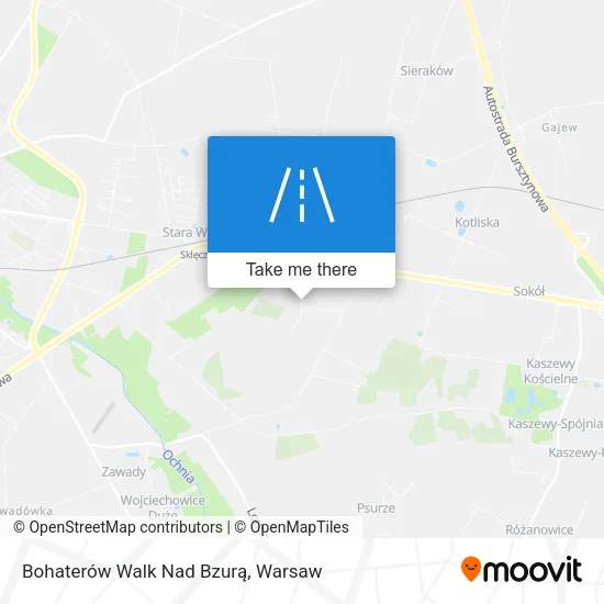 Карта Bohaterów Walk Nad Bzurą