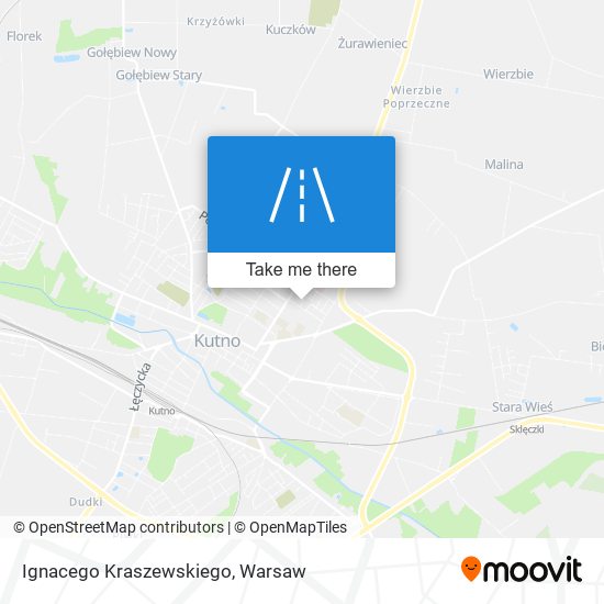 Карта Ignacego Kraszewskiego