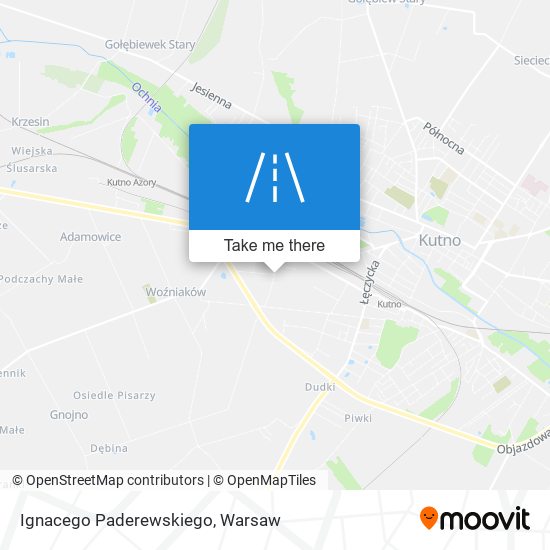 Ignacego Paderewskiego map