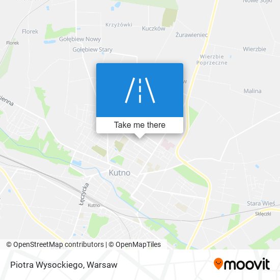 Piotra Wysockiego map