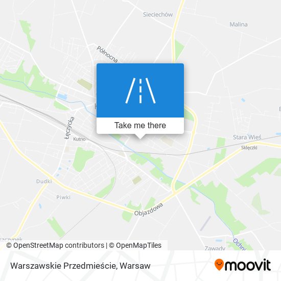 Warszawskie Przedmieście map