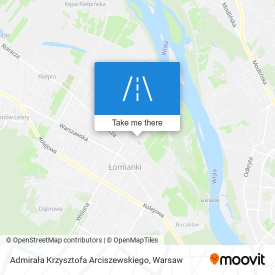 Admirała Krzysztofa Arciszewskiego map