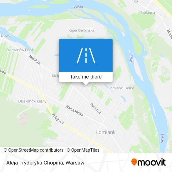 Карта Aleja Fryderyka Chopina