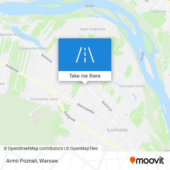 Armii Poznań map