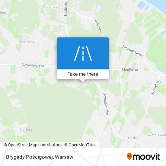 Brygady Pościgowej map